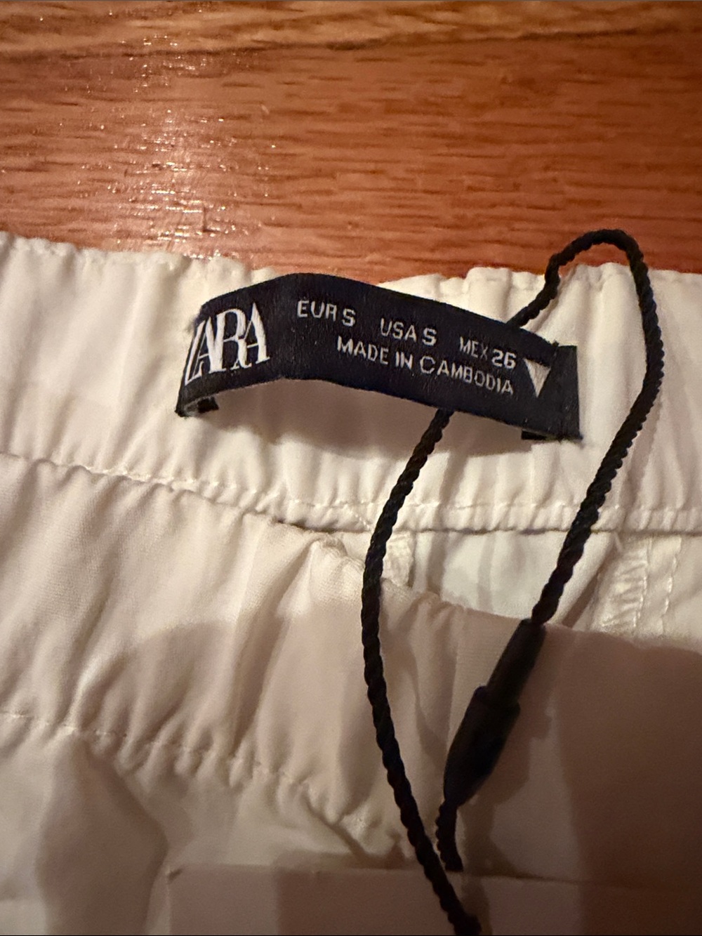 ZARA White Cargo Jogger Pants for women - Picture 5 of 7